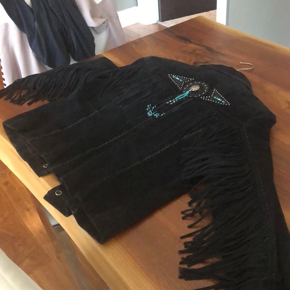 Suede southwest jacket. - Picture 5 of 6